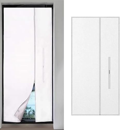 WIIYENA Joint d'écran de porte de climatiseur mobile avec plusieurs fermetures éclair en polyester 210T pour l'installation de fenêtre - Nail Gallerys