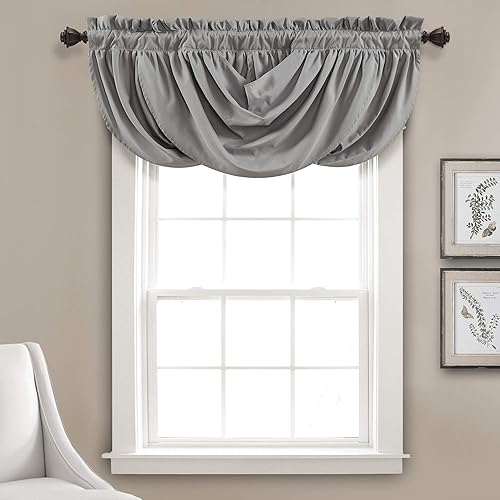 Lush Decor Lucia Lit, Blanc, Valance - Nail Gallerys