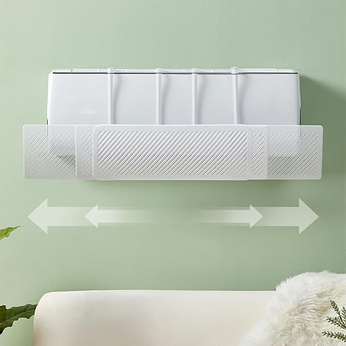 Réglable Déflecteur Climatisation, Uni-versel Deflecteur Climatiseur Coupe-Vent, Guide d'Air pour Voiture Maison Bureau Extérieur Chambre Conduit Plafond Climatisation - Nail Gallerys