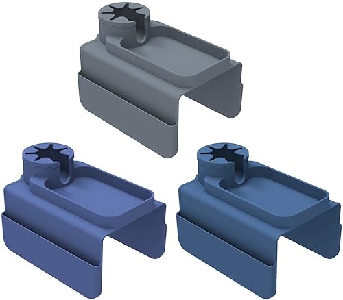 Yhenlovtt Support de tasse de canapé, plateau d'accoudoir de canapé en silicone antidérapant, organiseur de canapé imperméable, gris - Nail Gallerys