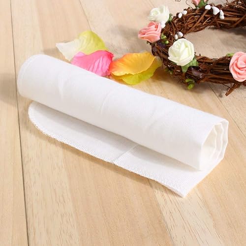 Lot De 2 Doublures De Cuiseur Vapeur En Tissu De Coton,Tapis De Cuisson à Vapeur Réutilisable,Tampon Antiadhésif Blanc, Papier Dim Sum,Cuiseur Vapeur, Tissu De Cuisson,2 Morceaux Cuisine Vapeur Maille - Nail Gallerys