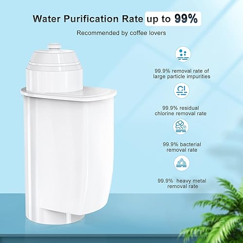 iRhodesy Filtres à Eau pour Siemens EQ TZ70003 Brita Intenza Bosch Siemens Séries EQ TCZ7003 Cafetière Filtre à Eau à Cartouche, 4 Pack(Pas pour Intenza+) YS-026 - Nail Gallerys