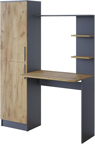 Vicco Bureau Tessa, Blanc, 122.9x52cm - Nail Gallerys