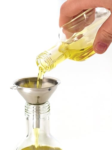 Kc Blue Kitchencraft - Mini entonnoir en Acier Inoxydable pour Gourde de Cuisine, 5,5 cm (2') - Nail Gallerys