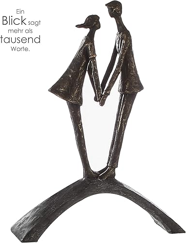 Casablanca Sculpture Moon, Poly, bronzefarbend, 23,5 cm - Nail Gallerys