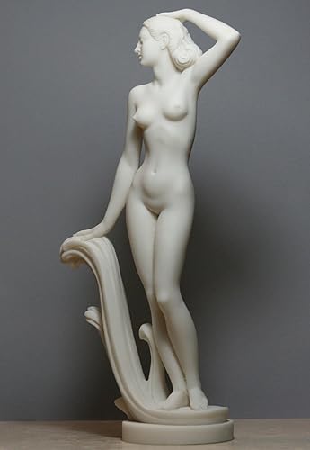 Statue en albâtre de la déesse Aphrodite Vénus Nue 30,5 cm - Nail Gallerys