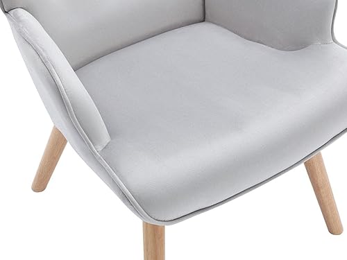 Vente-unique - Fauteuil en Velours Rose VATELY - Scandinave - Nail Gallerys