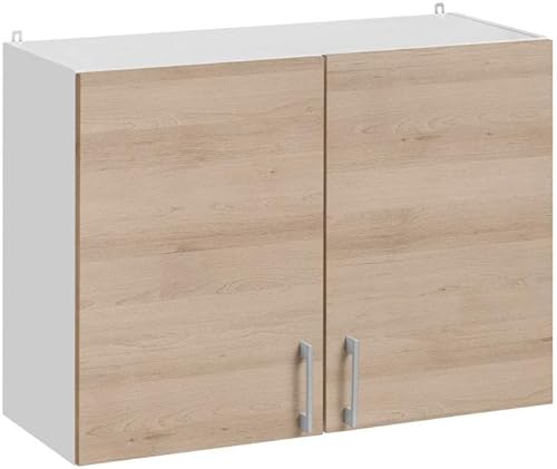 Cuisineandcie - Meuble haut de cuisine Eco Blanc Brillant 2 portes L 60 cm - Nail Gallerys