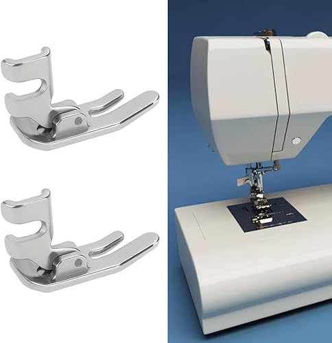 EMSea 2 Pieds Presseurs pour Machines à Coudre 45321 10 Mm de Large Tige Basse Point Droit Compatible avec Brother Compatible avec Kenmore Compatible avec Singer - Nail Gallerys