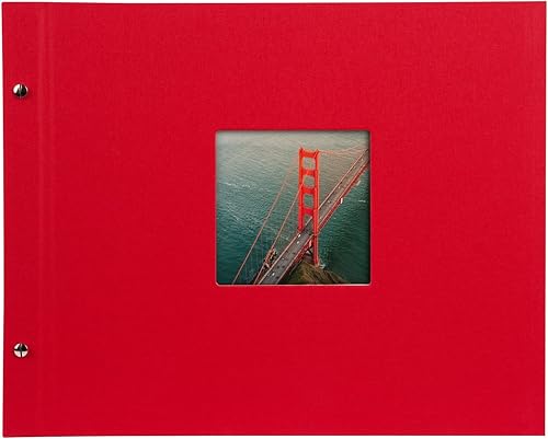 Goldbuch Album Photo à vis Bella Vista - avec découpe pour fenêtre, Carton, Noir, 39 x 31 cm - Nail Gallerys