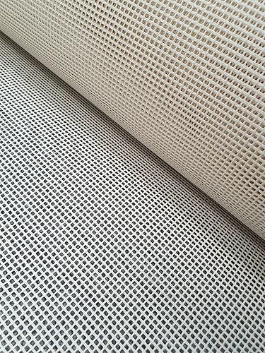 Zweigart Twist Interlock Canevas de broderie | 1 toile de 44 x 50 cm | 100% coton (18 ct - 7 pt/cm) - Nail Gallerys