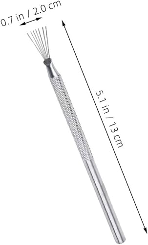 SHINEOFI 2pièces Outils De Sculpture Argile Brosse À Texture Kit Pour Créations De Poterie Et Sculptures Detaillées Pour Modélisation Et Art Texturé - Nail Gallerys