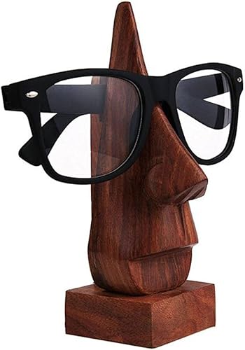 IndiaBigShop Spectacle Titulaire en Bois Lunettes Spec Stand Titulaire avec Unique Design Forme Présentoir Home Decor - Nail Gallerys