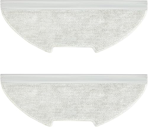 Eureka Lot de 2 Serpillière de Remplacer pour E10s/E20 Plus Robot Aspirateur Laveur, 2 Lingettes de Remplacement, 2 Pièces - Nail Gallerys