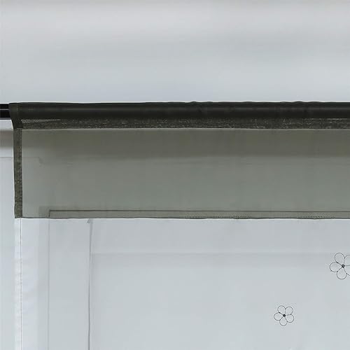 ESLIR Store bateau de cuisine avec cordon de serrage - Transparent - Avec papillon brodé - Sable - 80 x 100 cm - 1 pièce - Nail Gallerys