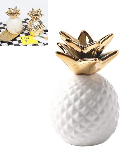 WINBST Ananas Tirelire Décor À La Maison Mignon Tirelire Ornements Creative Ananas Tirelire Céramique Européenne Artisanat - Nail Gallerys