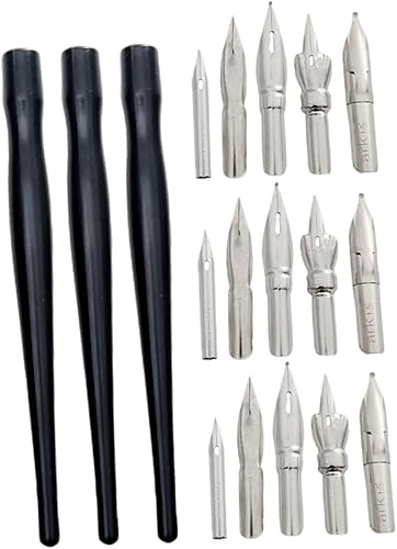 Housoutil 3 Ensembles Crayon Outils D'artistes D'art Enclos Stylos à Règle Stylos De Règle D'art Stylo Fluide De Masquage Aquarelle Décision Noir Pointe De Stylo En Acier Inoxydable - Nail Gallerys