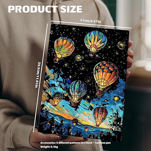 QINXUANGE Lot de 5 outils de peinture à gratter - Stylo à gratter - Avec grattoir - Pinceau noir pour croquis, art, peinture, papier, planches à dessin - Nail Gallerys