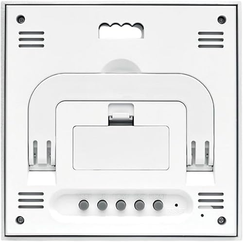 Thermomètre d'intérieur en véritable bambou, horloge numérique en bois de bambou, hygromètre, calendrier LCD avec l'icône de confort, mesure température et humidité ambiantes, station météo - Nail Gallerys