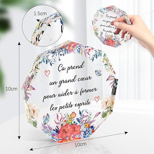 Cadeau Maitresse D'école Fin D'année Acryliques Cadeau Atsem Maternelle Cadeaux Maitresse D'école Cadeau Fin D'année Maitresse Cadeau Maîtresse Cadeau Professeur Aesh Idee Cadeau Maitresse Fin D'année - Nail Gallerys