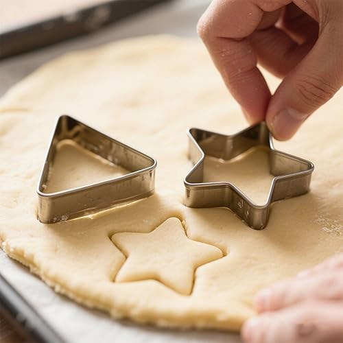 AzureRay Biscuit pour Squid Game, 7 Pièces Emporte-Pièces pour Biscuits Dalgon-a Coréens en Acier Inoxydable, Formes Étoile Carré Triangle Round Umbrella, Moules à Pâtisserie pour Squid Game - Nail Gallerys