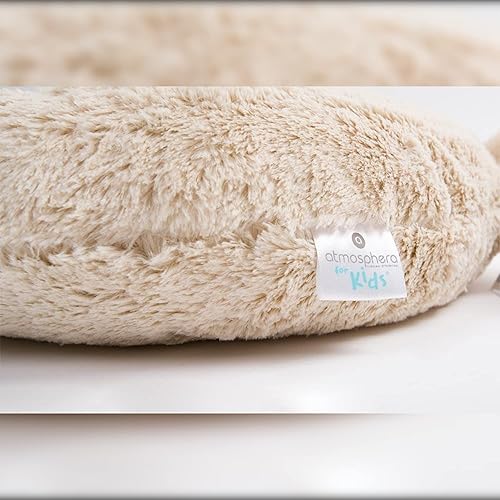 Atmosphera - Coussin Enfant Ours - Fausse Fourrure - D28 cm - Nail Gallerys