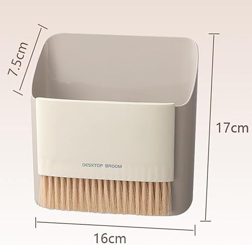 Zasjon Balayette Pelle Ensemble, Ensemble Mini Pelle à Poussière et Brosse, Portable Pelle et Balayette, Pelle à Poussière et Brosse de Table Balai Brosses pour Cuisine, Chambre, Bureau - Nail Gallerys
