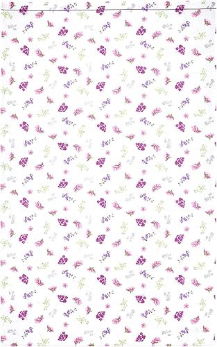 Linnea Drap Plat 280x310 cm 100% Coton Pretty Blanc - Nail Gallerys