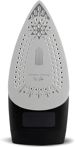 Gridinlux | Fer à repasser sans fil Iron Lux 2600 | Base en céramique | Débit vapeur 26 g/min | Vapor Shot 700 MG | Système de sécurité | Système anti-goutte | Système anti-calcaire - Nail Gallerys
