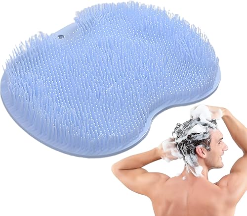 Époudeur du Pied - Tapis de Douche exfoliant, Coussin de Bain antidérapant | Laveuse à Pied Propre en Profondeur, améliore la Circulation, Spa de Salle de Bain Essentielle, Poils texturés - Nail Gallerys