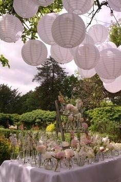 Lampion Blanc de Nylon 35 cm - Nail Gallerys