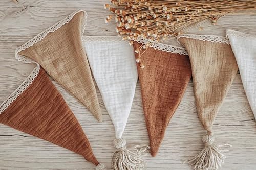 Décoration murale arc-en-ciel en macramé à suspendre - Décoration murale à pompons tissés pour chambre à coucher, chambre d'enfant, chambre de bébé, cadeau artisanal fait à la main - 19 cm - Rose - Nail Gallerys