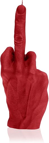 FCK Bougie en forme de majeur 20 cm Fabriqué à la main dans l'UE, 22,2 x 8,5 x 7,7 cm - Nail Gallerys