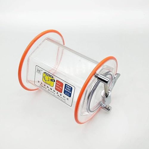 Byubox KT-6808 Tambour de polissage rectifieuse Barrel acrylique Tumbler bijoux équipement 110V-220V - Nail Gallerys