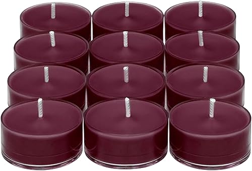 PartyLite Lot de 12 bougies chauffe-plat, aromathérapie avec jusqu'à 4 à 6 heures de combustion, idéal pour la décoration de la maison, les cadeaux de vacances et les célébrations - Nail Gallerys