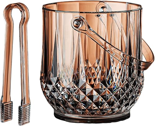 Acrylic Ice Bucket, Champagne Bucket Tub, Ice Bucket for Home Use, Large Capacity Champagne Bucket for Ice, Beer Bottle Ice Bucket, Cocktail Champagne Tub for Home and Commercial Use - Nail Gallerys