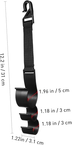 Ciieeo 2Pièces Crochet De Siège Arrière Multifonctionnel Pour Rangement Compact Pour Accessoires Installation Facile Sans Outil - Nail Gallerys