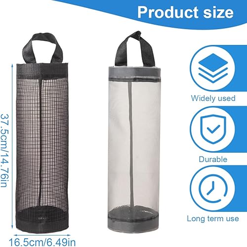 NHPY 4 Pièces Range Sac Plastique, Porte Sac en Plastique, Support de Sac en Plastique, Organisateur de Grands Sacs à provisions - Nail Gallerys