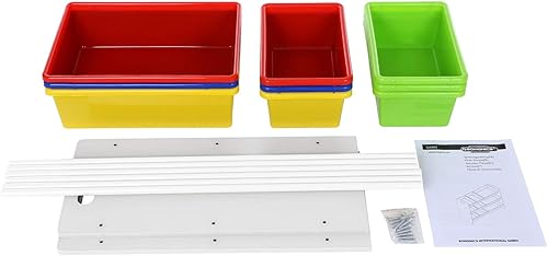 SONGMICS Meuble de Rangement pour Jouets et Livres Chambre d’Enfant GKR02W - Nail Gallerys