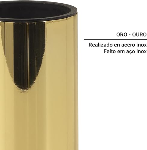 Gedy Elettra Porte-brosses Doré - Nail Gallerys