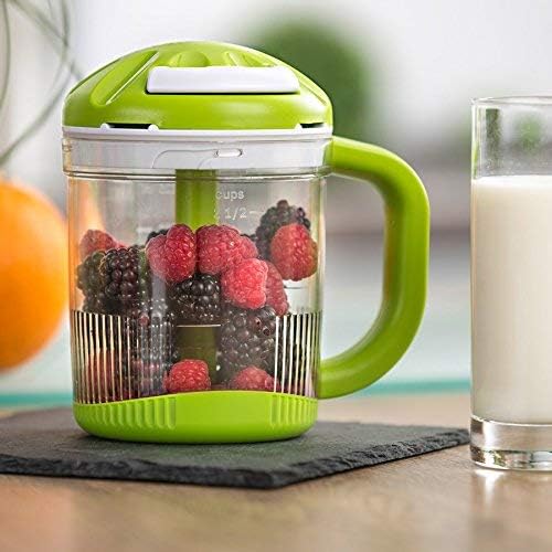 Genius 2058041 Twist N Joy Gadget de Cuisine INOX Vert Kiwi 20 x 10 x 25 cm 3 Pièces - Nail Gallerys