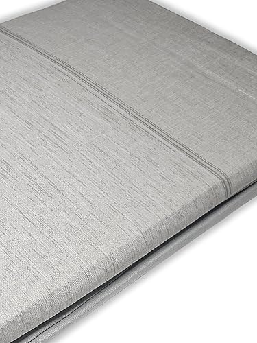 hermet Parure de lit Double 100% Coton, 2 Places Motif Effet Toile, Drap Housse + Drap Housse + 2 taies d'oreiller - Nail Gallerys