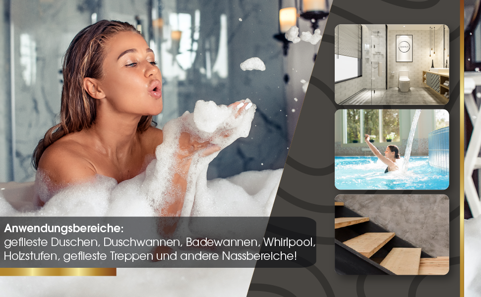 Douche, baignoire, jacuzzi.
