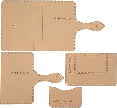 Kit De Gabarits En Acrylique 4 Pièces, Ensemble de modèles de sac de DIY, Sac à Main, Pochoir De Matelassage En Cuir, Moule De Découpe Au Laser Pour Bricolage, Outil D'artisanat du Cuir - Nail Gallerys