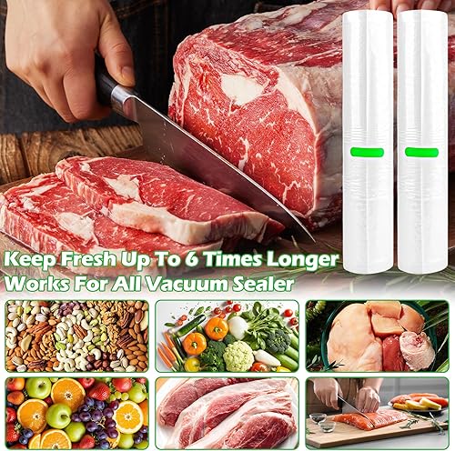 100pcs Sacs Sous Vide Alimentaire，Sacs à Faire le Vide d'air Gaufrés，pour la Conservation des Aliments et la Cuisson & Boilable，Convient à Tous Machine Sous Vide，100 Sacs 20 x 30cm - Nail Gallerys