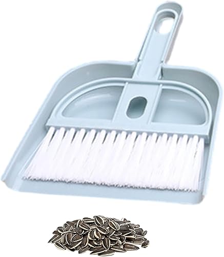 Maciun Ensemble Balai et Pelle à poussière, Ensemble Petite Pelle à poussière et Brosse, Balai à Main et Pelle à poussière - Ensemble Pelle à poussière et Brosse de Nettoyage des Mains - Nail Gallerys