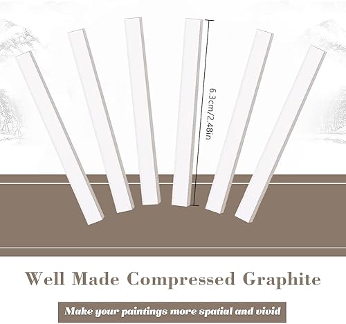 Crayon De Charbon De Bois Blanc, Crayon Blanc Dessin, Fusain Blanc, Crayon Fusain pour Croquis, Esquisse Professionnelle Stylo Surligné Crayons à Dessin Non Toxiques Outils Pour Fournitures D'art - Nail Gallerys