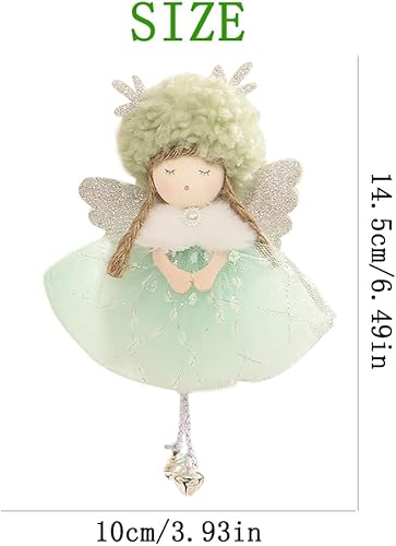 HGSHUO Pendentif Ange de Noël - Décoration et Ornement pour Sapin - Figurine - Communion - Nail Gallerys