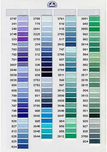 DMC - Mouliné Spécial, 100% coton - S'adapte à toutes techniques et tous supports, idéal point de croix | Échevettes de 8 m - 6 brins, existe en 500 coloris - Nail Gallerys