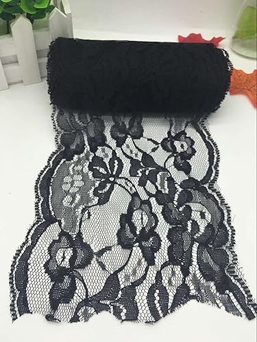 Yulakes 10 mètres de Dentelle vintage, bordure en dentelle, jupe, bandeau, ruban, chemin de table, mariage, festival, décoration de table en dentelle, Rouleau de 13cm de largeur - Nail Gallerys